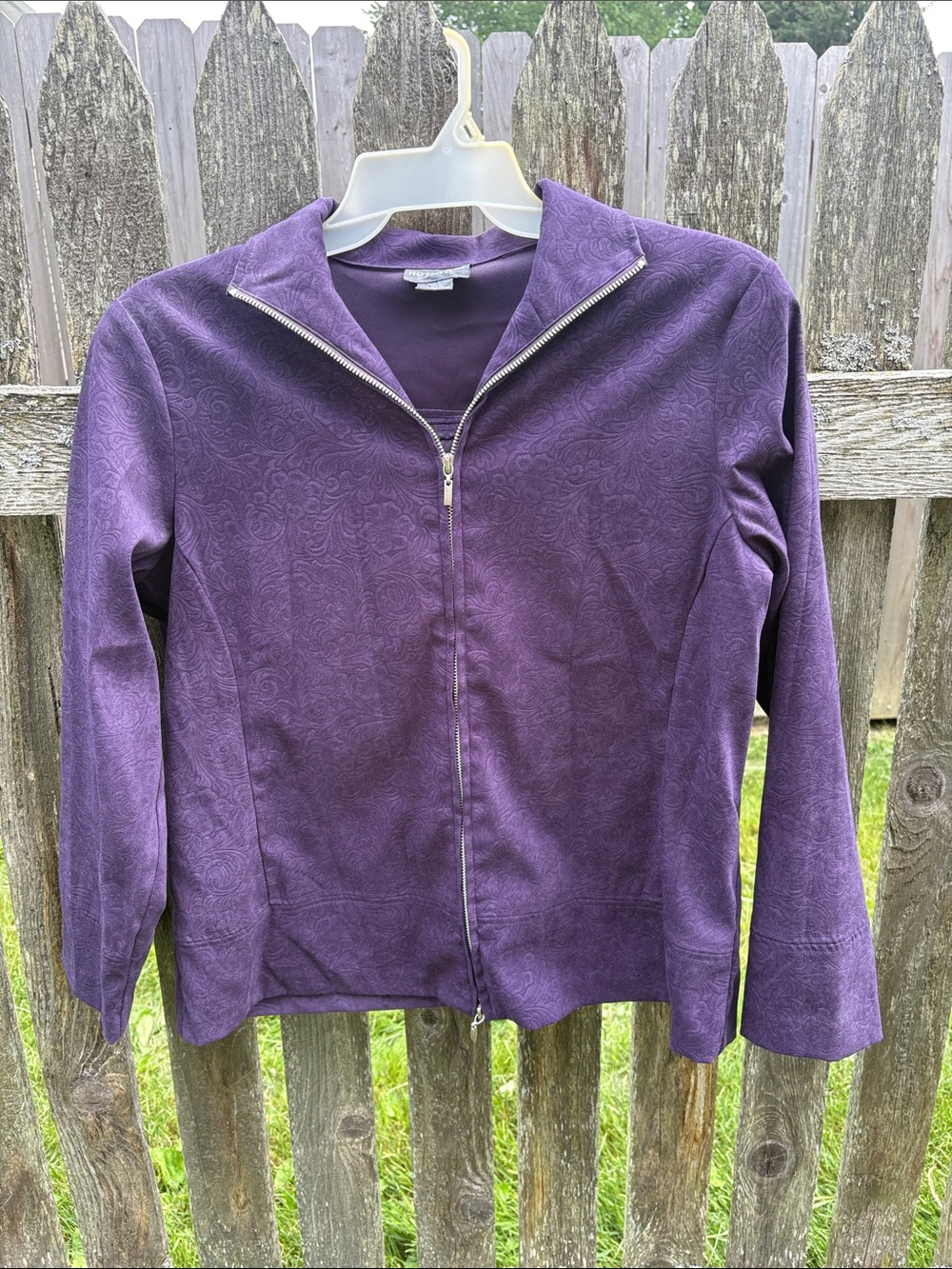 Notations Purple Zip-Front Women's Jacket